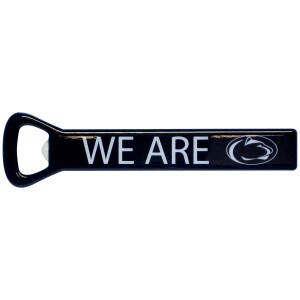 navy bottle opener with We Are and Penn State Athletic Logo